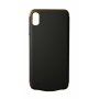 Védő tok elemmel iPhone XS Max - 6000 mAh - fekete / arany