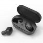 TWS-M1 vezeték nélküli bluetooth fülhallgató töltőtokkal Apple készülék - fekete