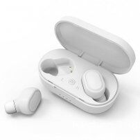 TWS-M1 vezeték nélküli bluetooth fülhallgató töltőtokkal Apple készülék - fehér