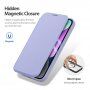 DUX DUCIS Skin X flip cover tok MagSafe -vel - iPhone 14 - lila