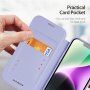 DUX DUCIS Skin X flip cover tok MagSafe -vel - iPhone 14 - lila