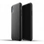 Mujjo Full Leather tok iPhone XR - fekete
