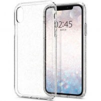 Spigen Liquid Crystal Glitter tok Apple iPhone XR - átlátszó