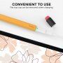 AhaStyle szilikon ceruza radírral stílusú tok - Apple Pencil 1. generáció - szürke