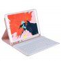 Borító billentyűzettel és tárolóval - Apple Pencil iPad 10,2" (2019-2021) / Air 3 (2019) / Pro 10,5" - világos rózsaszín