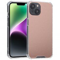 Tok tükrös felülettel - iPhone 14 Plus - rózsaszín-arany