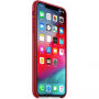 Eredeti Apple bőr tok iPhone XS Max - piros