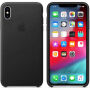Eredeti Apple bőr tok iPhone XS Max - fekete