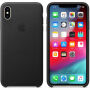 Eredeti Apple bőr tok iPhone XS Max - fekete