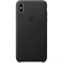Eredeti Apple bőr tok iPhone XS Max - fekete