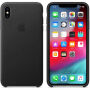 Eredeti Apple bőr tok iPhone XS Max - fekete