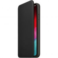 Eredeti Apple Folio bőr tok iPhone XS Max - fekete