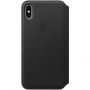Eredeti Apple Folio bőr tok iPhone XS Max - fekete