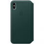 Eredeti Apple Folio bőr tok iPhone XS Max - fenyő zöld