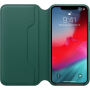 Eredeti Apple Folio bőr tok iPhone XS Max - fenyő zöld
