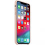Eredeti Apple szilikon tok iPhone XS Max - homok rózsaszín