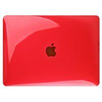 Fényes és transzparens tok - MacBook Pro 16" (A2485 / A2780 / A2991 / A3186 / A3403) - piros