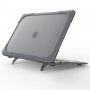 Ütésálló tok kihajtható lábakkal - MacBook Air 11" (A1370 / A1465) - szürke