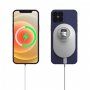 Mágneses tartó szellőzőrácshoz vezeték nélküli töltéssel MagSafe - iPhone - fehér