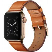 Elegáns valódi bőrszíj - Apple Watch 42mm / 41mm / 40mm / 38mm - barna