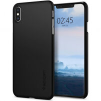 Spigen Thin Fit tok Apple iPhone XS Max - fekete
