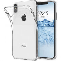 Spigen Liquid Crystal tok iPhone XS Max - átlátszó