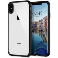 Spigen Ultra Hybrid tok Apple iPhone XS Max - matt fekete
