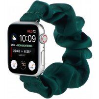 Vékony elasztikus gumiszalag stílusú szíj - Apple Watch 42mm / 41mm / 40mm / 38mm - petróleum színű