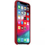 Eredeti Apple bőr tok iPhone XS - piros