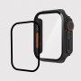 Watch Ultra stílusú tok edzett üveggel - Apple Watch 40mm - fekete