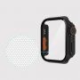 Watch Ultra stílusú tok edzett üveggel - Apple Watch 40mm - fekete