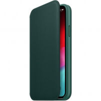 Eredeti Apple Folio bőr tok iPhone XS - fenyő zöld