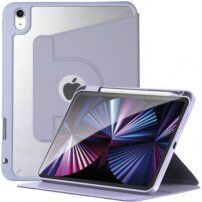 360°-ban forgatható tok tárolóhellyel - Apple Pencil - iPad mini 6 / mini 7 - lila