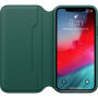 Eredeti Apple Folio bőr tok iPhone XS - fenyő zöld