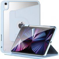 360°-ban forgatható tok tárolóhellyel - Apple Pencil - iPad 10,9" (2022) / 11" (2025) - kék
