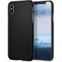 Spigen Thin Fit tok Apple iPhone XS / X - fekete