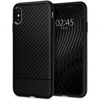 Spigen Core Armor tartós tok iPhone XS / X - fekete