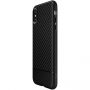Spigen Core Armor tartós tok iPhone XS / X - fekete