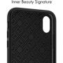 Spigen La Manon Classy tok Apple iPhone XS / X - fekete