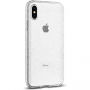 Spigen Liquid Crystal Glitter tok iPhone XS / X - átlátszó