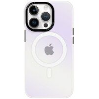 Színes tok lencse körüli kerettel és MagSafe -vel - iPhone 14 Pro Max - átlátszó