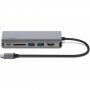 BELKIN 6in1 hub 4K HDMI / USB-C PD 3.0 / 2x USB-A 3.0 / RJ45 / SD olvasó USB-C csatlakozóval - iPad / MacBook - ezüst