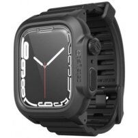 Catalyst Total Protection tartós vízálló tok szíjjal - Apple Watch 45mm - fekete