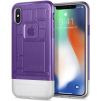 Spigen Classic C1 tok Apple iPhone X - lila