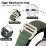 Nylon alpesi pánt stílusú AirTag 1 / 2 tok - narancssárga