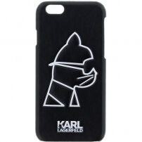 Karl Lagerfeld Head Punk tok iPhone 6 / 6S - fekete