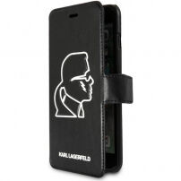 Karl Lagerfeld K-Punk Book tok iPhone 7 Plus / 8 Plus - fekete