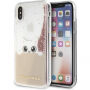 Karl Lagerfeld Peek and Boo Glitter tok iPhone X - arany