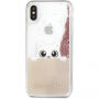Karl Lagerfeld Peek and Boo Glitter tok iPhone X - arany