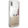 Karl Lagerfeld Peek and Boo Glitter tok iPhone X - arany